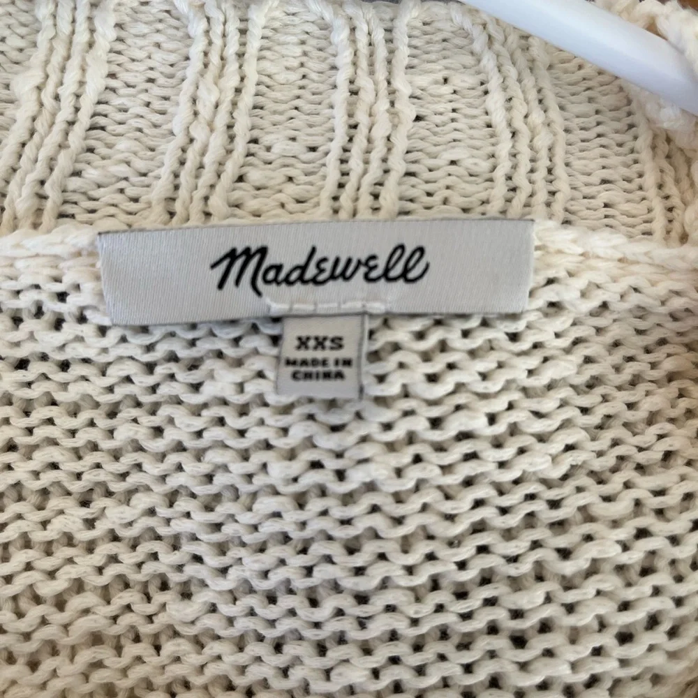 Madewell Cream Cardigan XXS - Picture 11 of 12